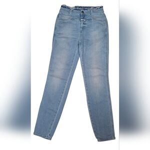 Closed Women's Pedal Pusher Jeans Distressed At Waist Size 25 Made In Italy